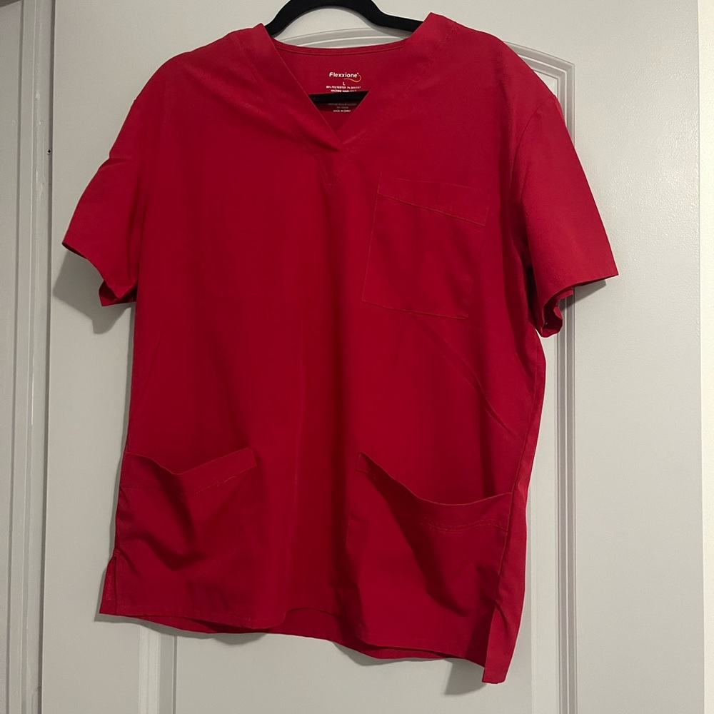 Red Women’s Scrub Top